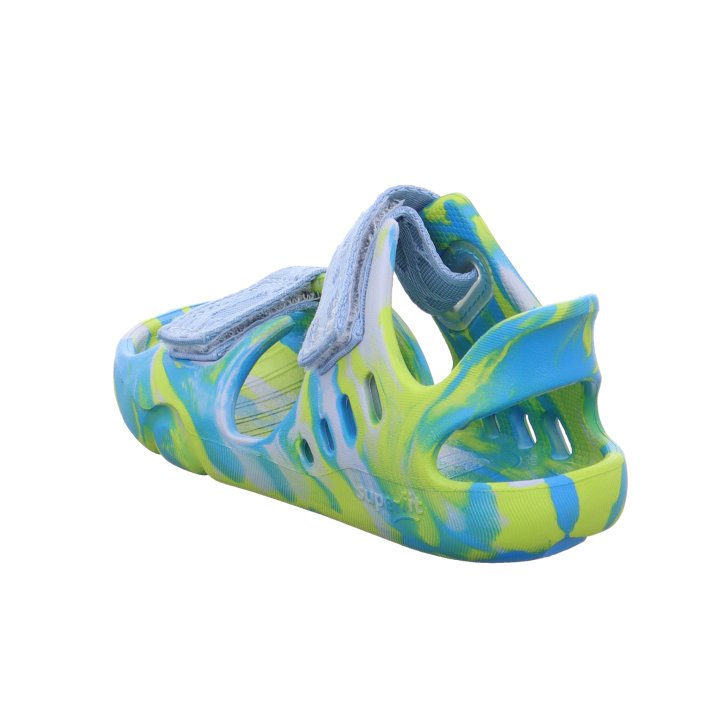 SANDAŁY BAREFOOT SUPERFIT SPLASH-S TURKIS/HELLGRUN 1-000991-8400