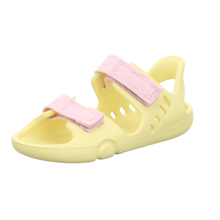 SANDALS BAREFOOT SUPERFIT SPLASH-S GELB/ROSA 1-000991-6000