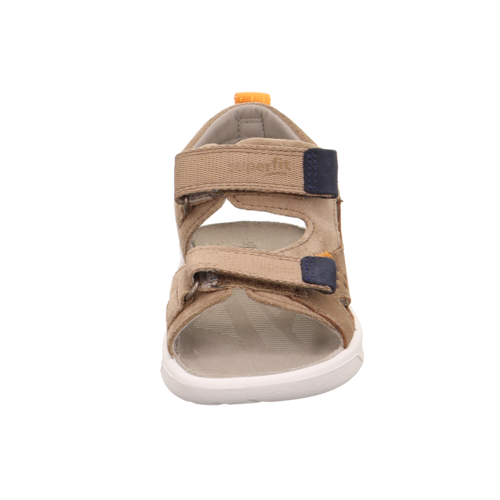 SANDALS SUPERFIT LAGOON MIDI BRAUN/ORANGE 1-001041-3000