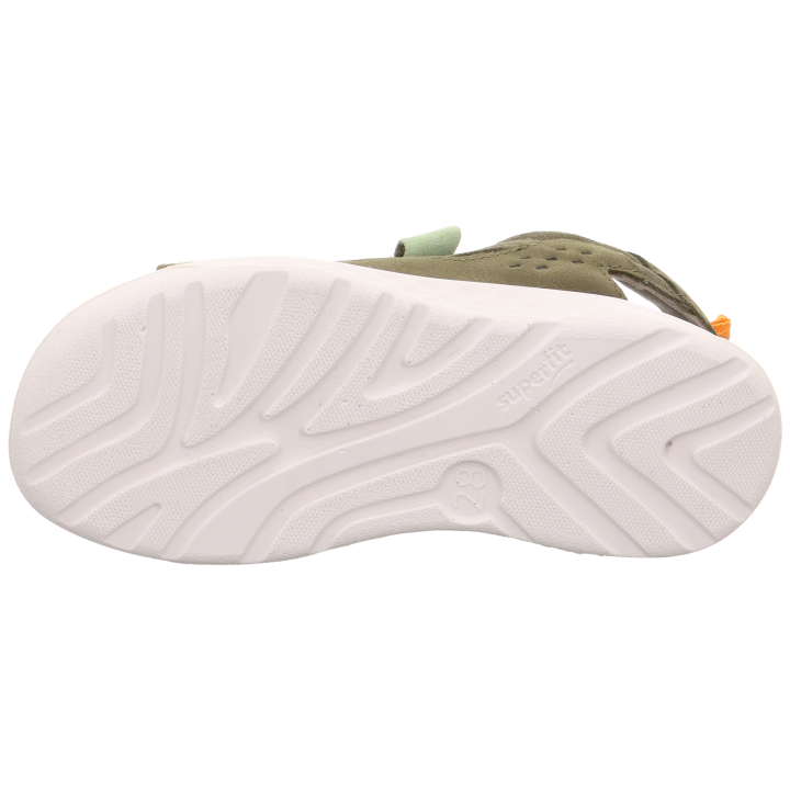 SANDAŁY SUPERFIT LAGOON MIDI GRUN/ORANGE 1-001041-7010