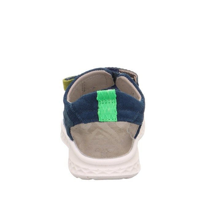 SANDALS SUPERFIT LAGOON MIDI BLAU/GELB 1-001041-8000
