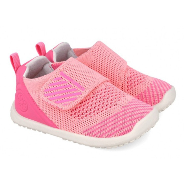 PANTOFLE KAPCIE BUTY BAREFOOT BIOMECANICS FIRST STEPS ROSA