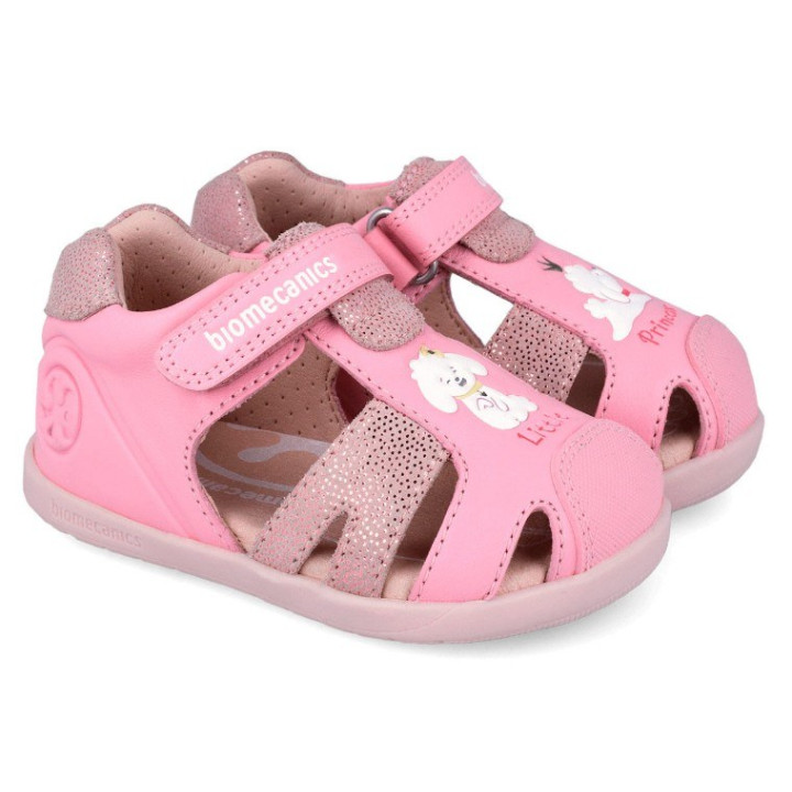 SANDAŁY BAREFOOT BIOMECANICS FIRST STEPS 262160-A711 CANDY