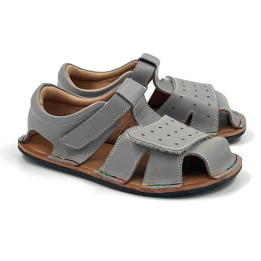MINIMUS BAREFOOT SANDALS SANDERLING LIGHT GREY