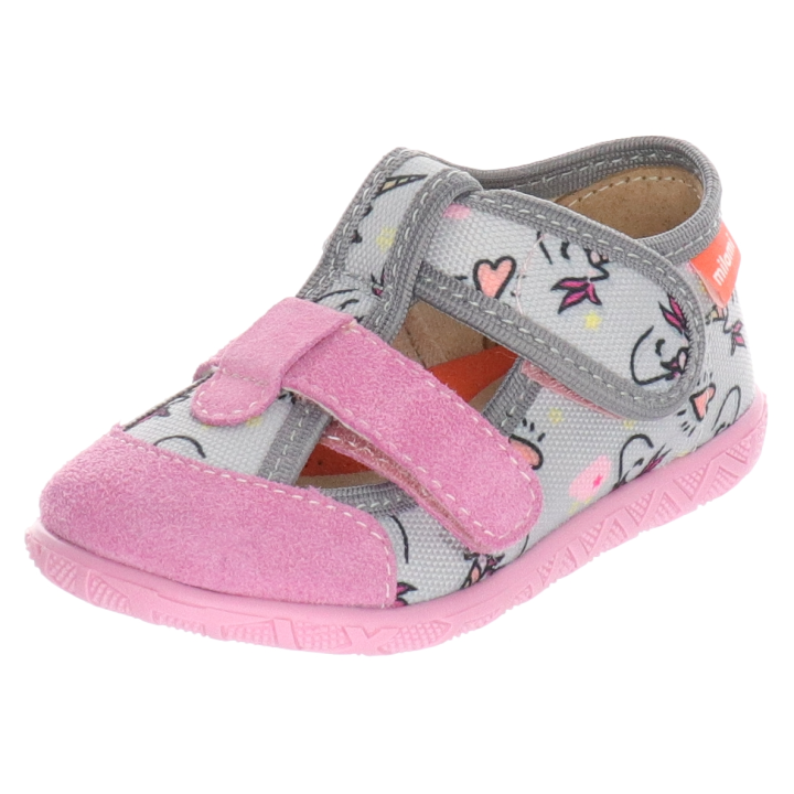 PANTOFLE KAPCIE MILAMI GREY 118-BR-29