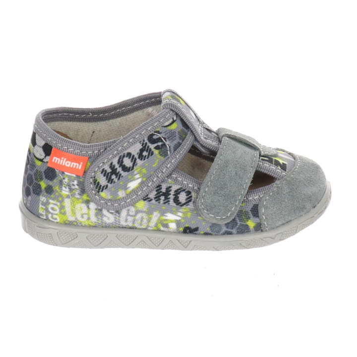 SLIPPERS MILAMI GREY 118-BR-64