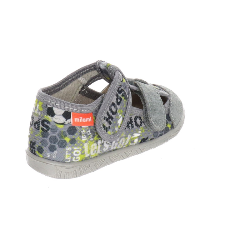 SLIPPERS MILAMI GREY 118-BR-64