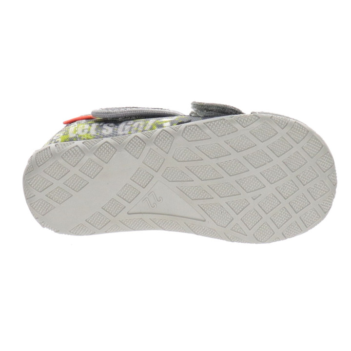 SLIPPERS MILAMI GREY 118-BR-64