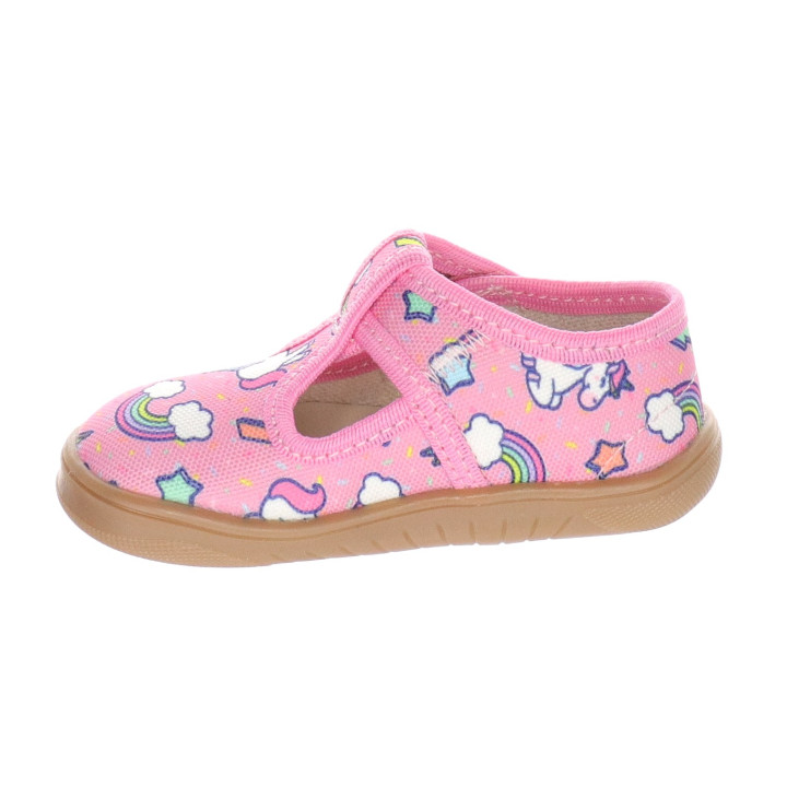 SLIPPERS BAREFOOT MILAMI TREND PINK UNICORNS