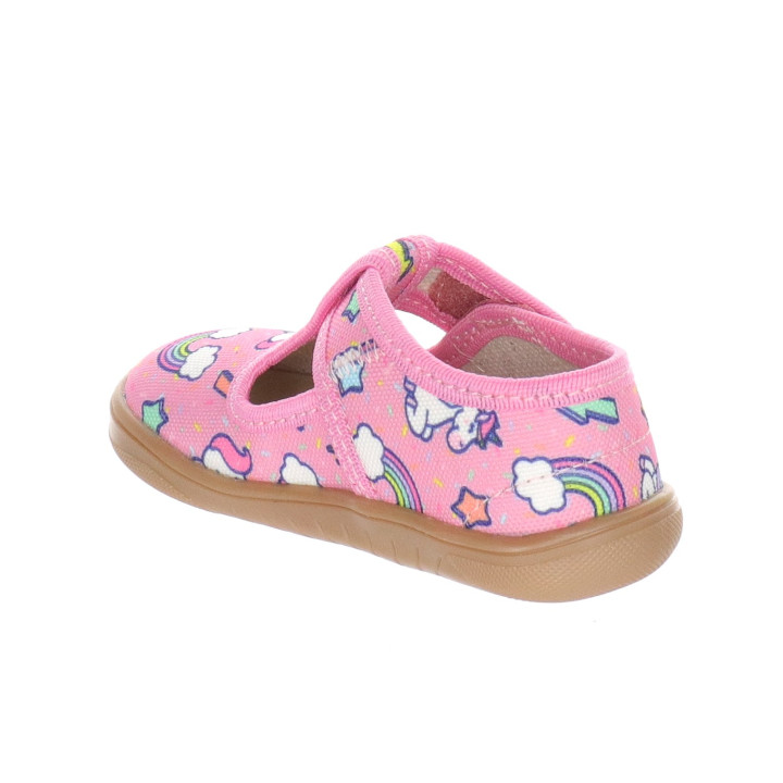 SLIPPERS BAREFOOT MILAMI TREND PINK UNICORNS