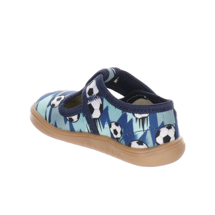 SLIPPERS BAREFOOT MILAMI TREND BLUE FOOTBALL