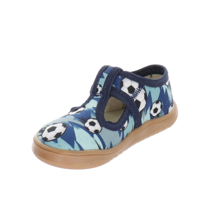 SLIPPERS BAREFOOT MILAMI TREND BLUE FOOTBALL