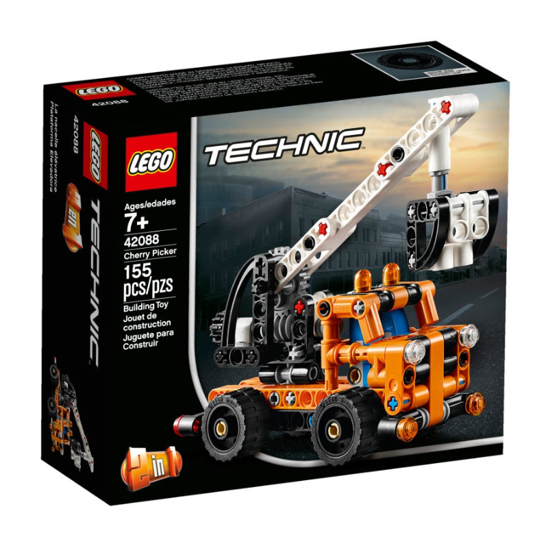 Lego Technic Dla 6 Latka LEGO Technic - Zestaw klocków Ciężarówka z wysięgnikiem 42088