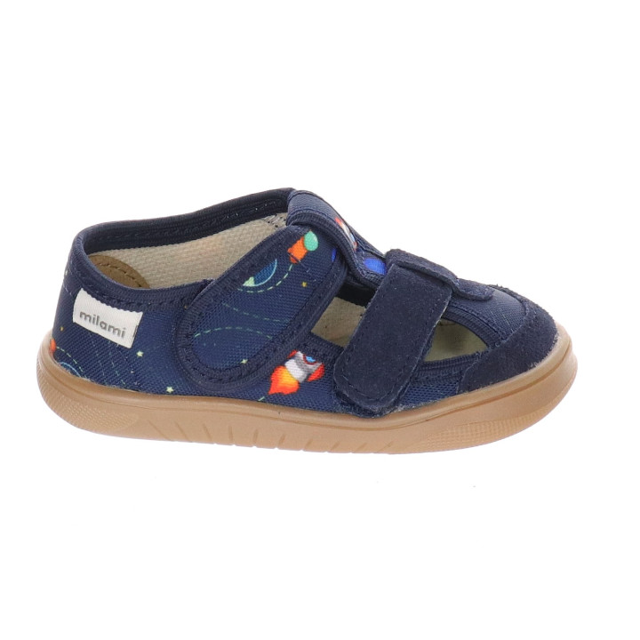 PANTOFLE KAPCIE BAREFOOT MILAMI BLUE SPACE ROCKET