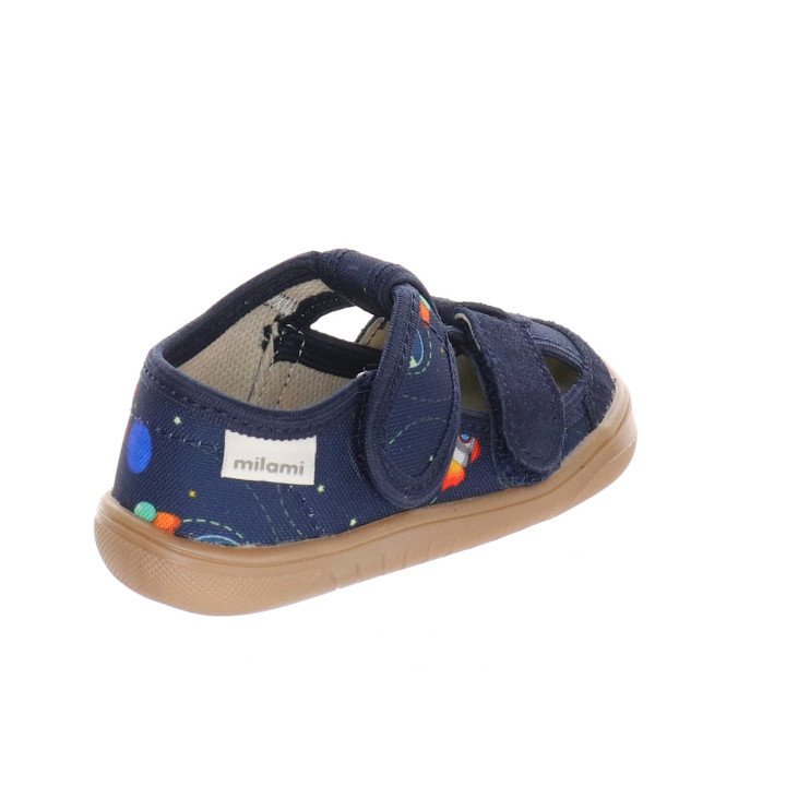 PANTOFLE KAPCIE BAREFOOT MILAMI BLUE SPACE ROCKET