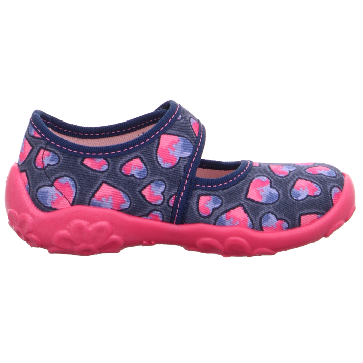 TEXTILE SLIPPERS SUPERFIT BONNY BLAU/PINK 0-800283-8800