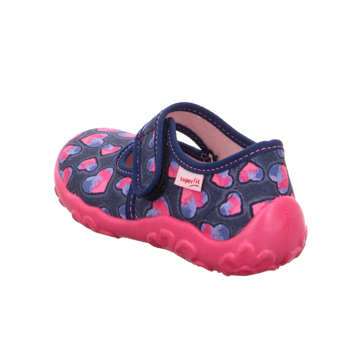 TEXTILE SLIPPERS SUPERFIT BONNY BLAU/PINK 0-800283-8800