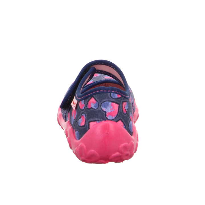 PANTOFLE TEKSTYLNE KAPCIE SUPERFIT BONNY BLAU/PINK 0-800283-8800