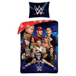 POŚCIEL DZIECIĘCA 140 X 200 CM WWE WRESTLING SUPER STARS WWE-4157BL