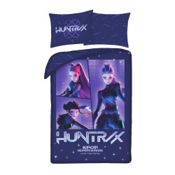 SINGLE DUVET SET COTTON 140 X 200 CM DEMON HUNTERS DSYASKBKPO-BL