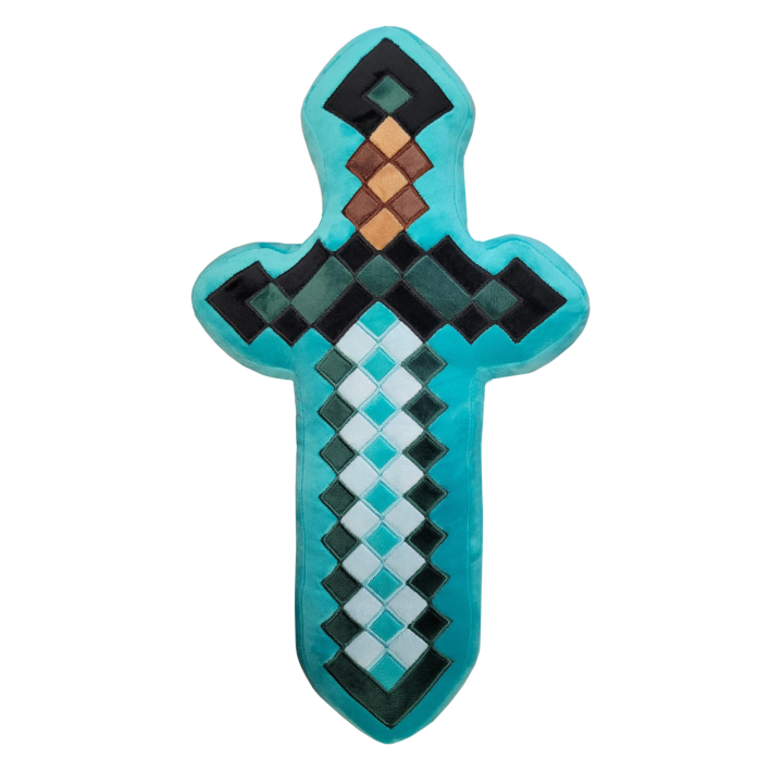 CUSHION SHAPED MINECRAFT DIAMOND SWORD MNC-839SC