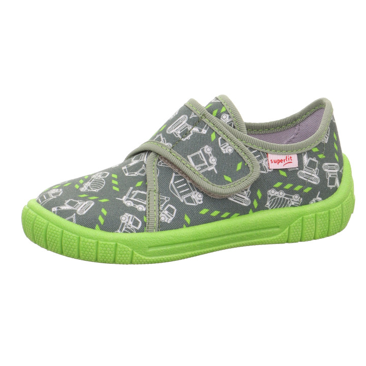 TEXTILE SLIPPERS SUPERFIT BILL GRUN/MEHRFARBIG 1-000279-7070