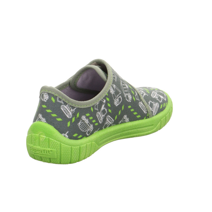PANTOFLE TEKSTYLNE KAPCIE SUPERFIT BILL GRUN/MEHRFARBIG 1-000279-7070