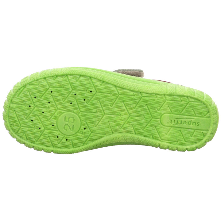 PANTOFLE TEKSTYLNE KAPCIE SUPERFIT BILL GRUN/MEHRFARBIG 1-000279-7070