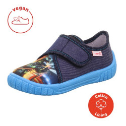 PANTOFLE TEKSTYLNE KAPCIE SUPERFIT BILL BLAU 1-000271-8170