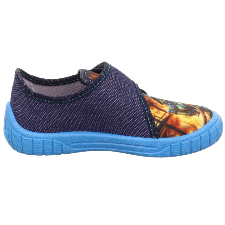 PANTOFLE TEKSTYLNE KAPCIE SUPERFIT BILL BLAU 1-000271-8170