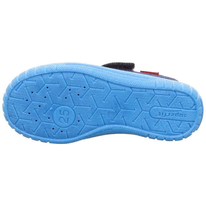 PANTOFLE TEKSTYLNE KAPCIE SUPERFIT BILL BLAU 1-000271-8170