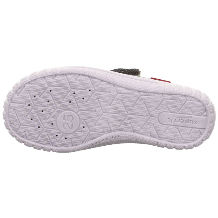 PANTOFLE TEKSTYLNE KAPCIE SUPERFIT BILL GRAU 1-000271-2100