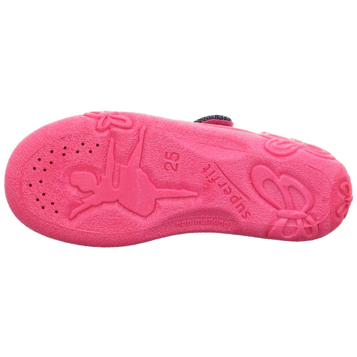 PANTOFLE TEKSTYLNE KAPCIE SUPERFIT BELINDA BLAU 1-800288-8100