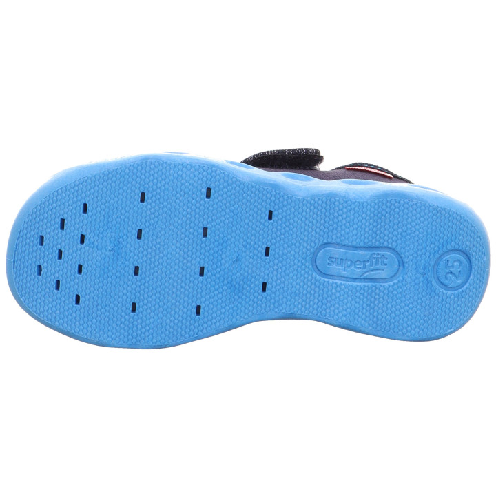 TEXTILE SLIPPERS SUPERFIT BUBBLE BLAU 1-006274-8060