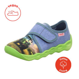 TEXTILE SLIPPERS SUPERFIT BUBBLE BLAU 1-006274-8050
