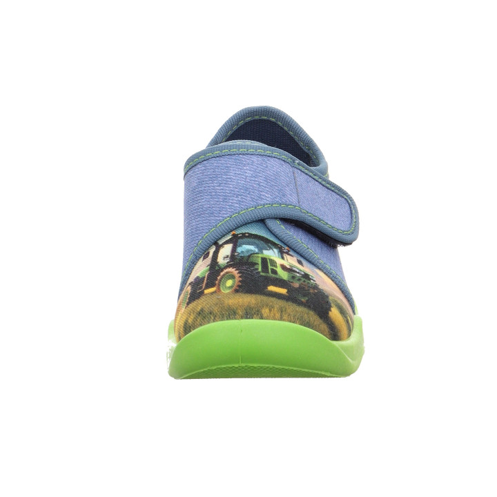 TEXTILE SLIPPERS SUPERFIT BUBBLE BLAU 1-006274-8050
