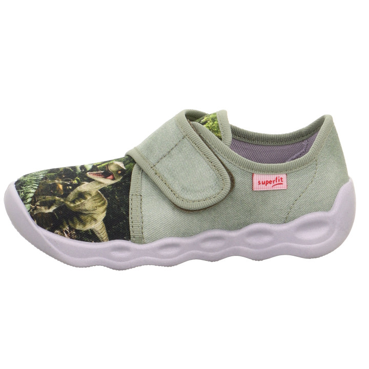 TEXTILE SLIPPERS SUPERFIT BUBBLE GRUN 1-006274-7530