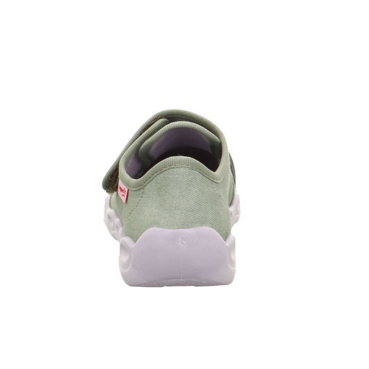 PANTOFLE TEKSTYLNE KAPCIE SUPERFIT BUBBLE GRUN 1-006274-7530