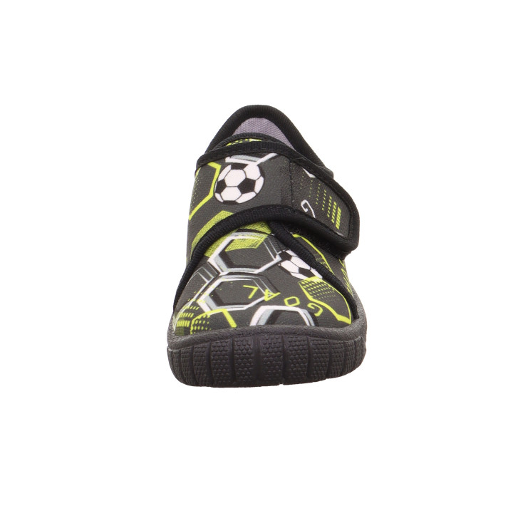 PANTOFLE TEKSTYLNE KAPCIE SUPERFIT BILL SCHWARZ/MEHRFARBIG 1-000279-0010