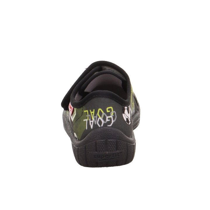 PANTOFLE TEKSTYLNE KAPCIE SUPERFIT BILL SCHWARZ/MEHRFARBIG 1-000279-0010