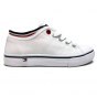 LOW CUT LACE-UP SNEAKER TOMMY HILFIGER WHITE 28-32