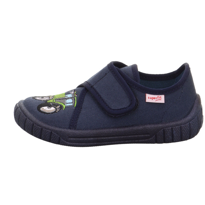 PANTOFLE TEKSTYLNE KAPCIE SUPERFIT BILL BLAU 1-800278-8110