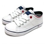 LOW CUT LACE-UP SNEAKER TOMMY HILFIGER WHITE 33-38