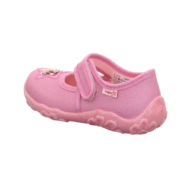TEXTILE SLIPPERS SUPERFIT BONNY ROSA 1-000280-5530