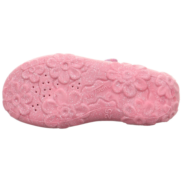 TEXTILE SLIPPERS SUPERFIT BONNY ROSA 1-000280-5530