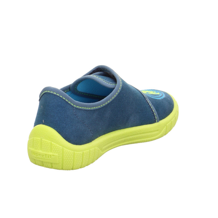 PANTOFLE TEKSTYLNE KAPCIE SUPERFIT BILL BLAU/GELB 1-000271-8180