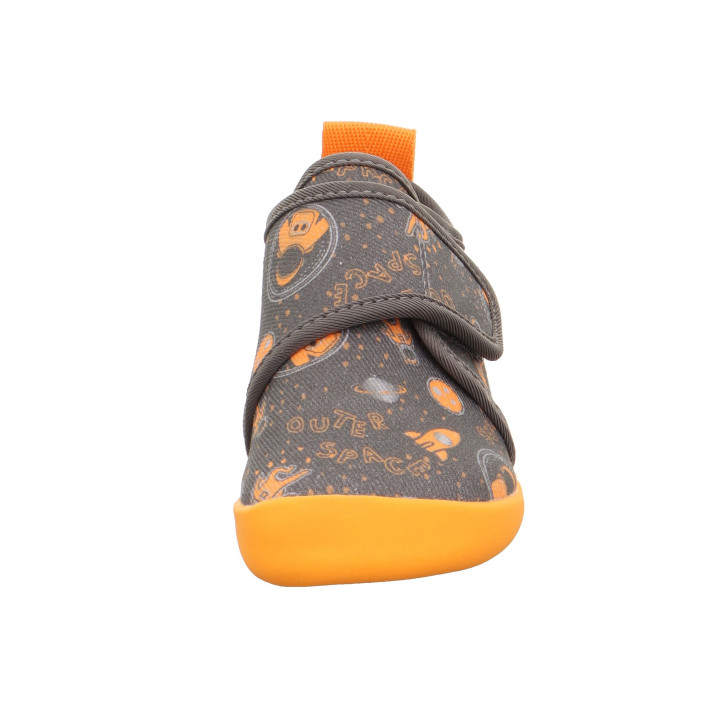 TEXTILE SLIPPERS BAREFOOT SUPERFIT VENTI GRAU/MEHRFARBIG 1-006700-2010