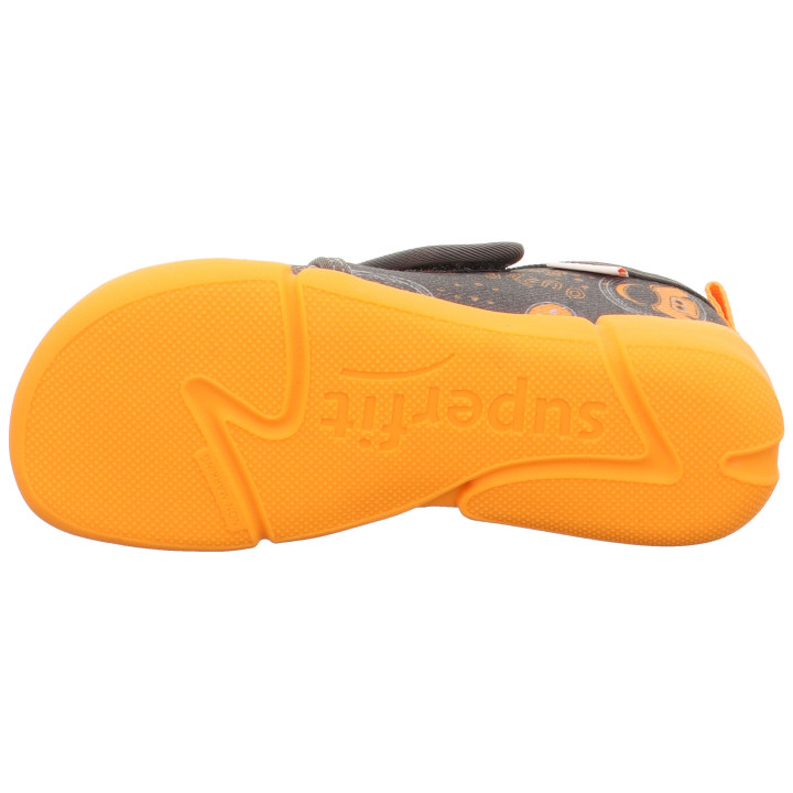 TEXTILE SLIPPERS BAREFOOT SUPERFIT VENTI GRAU/MEHRFARBIG 1-006700-2010