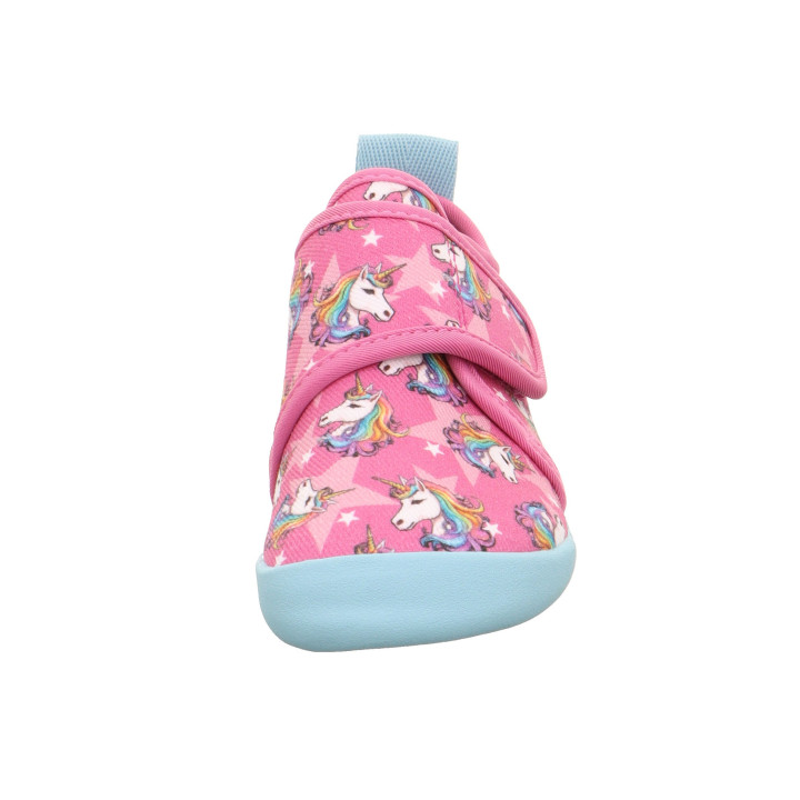 TEXTILE SLIPPERS BAREFOOT SUPERFIT VENTI PINK/MEHRFARBIG 1-006700-5520