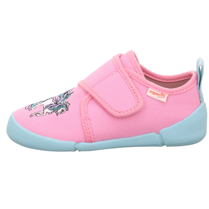 PANTOFLE TEKSTYLNE KAPCIE BAREFOOT SUPERFIT VENTI ROSA 1-006706-5510